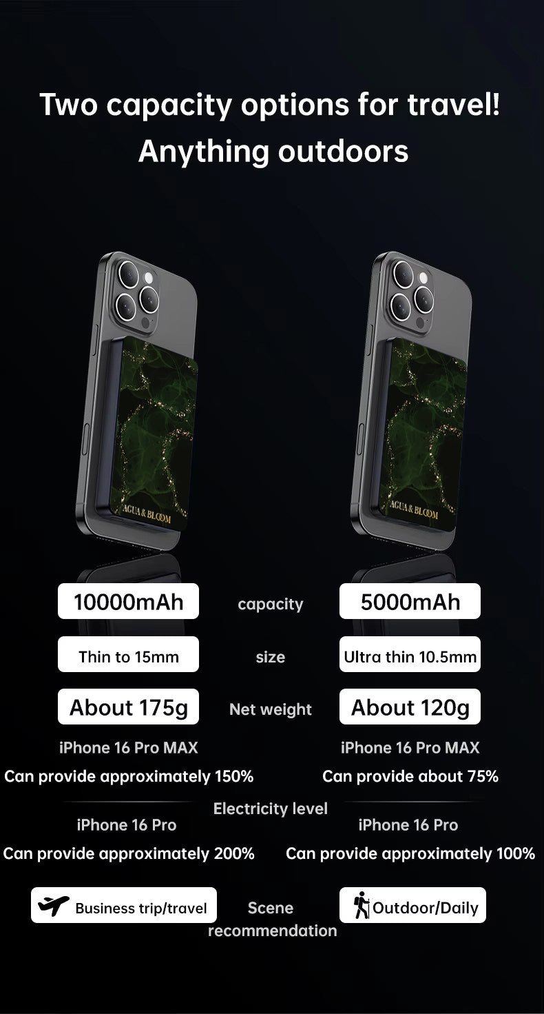 Aura Green Magnetic Power Bank