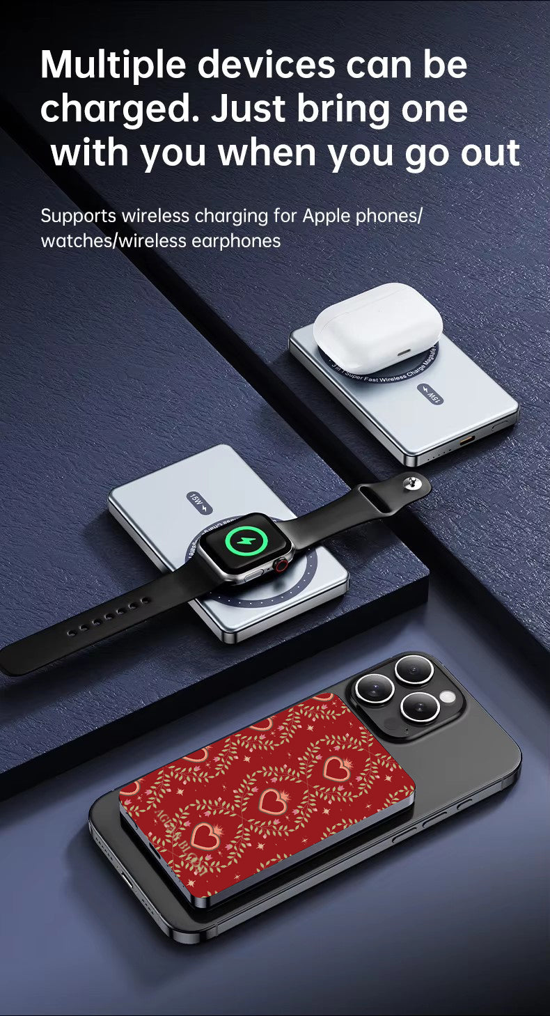 Brunch & Blooms Magnetic Power Bank