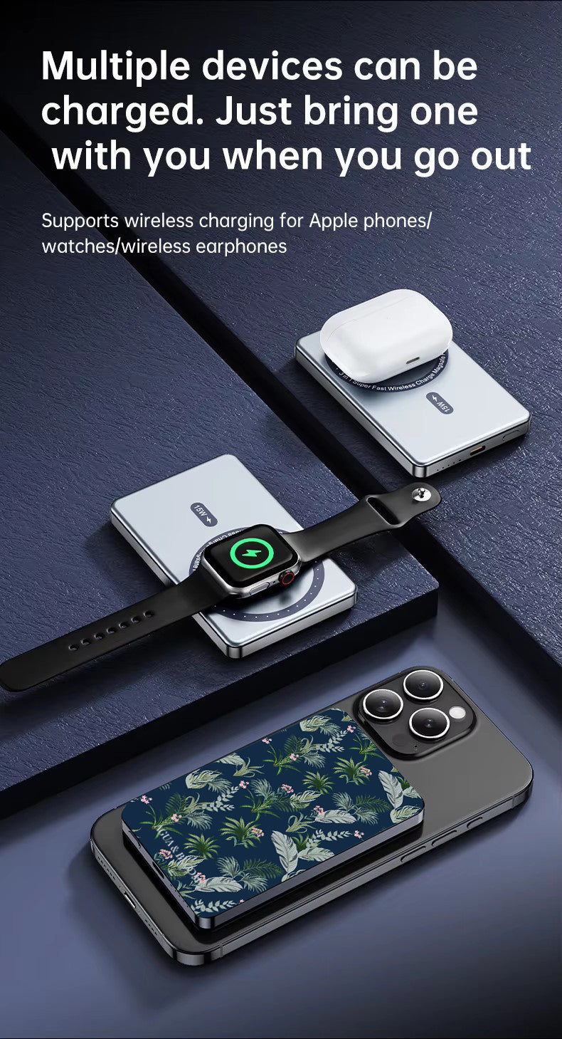 Midnight Green Magnetic Power Bank