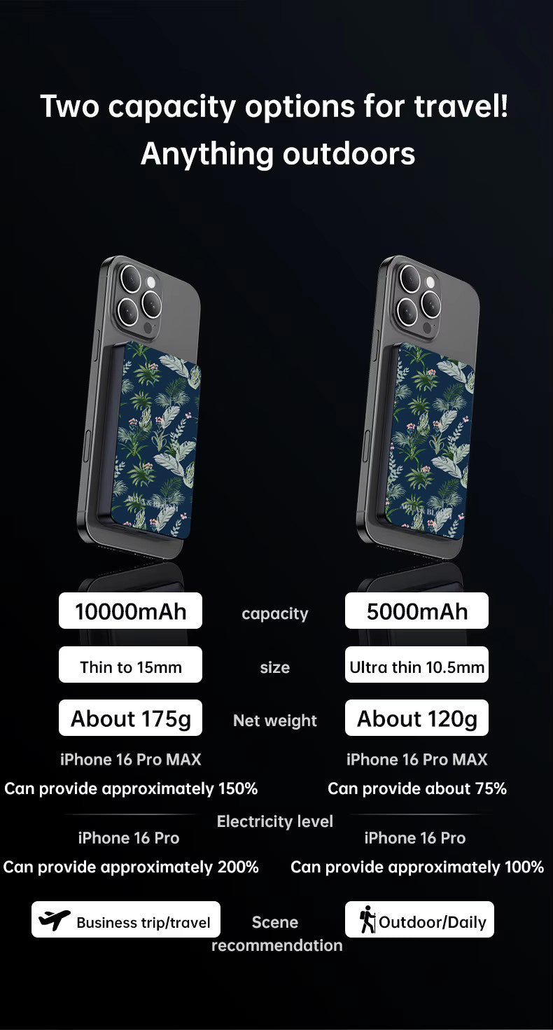 Midnight Green Magnetic Power Bank