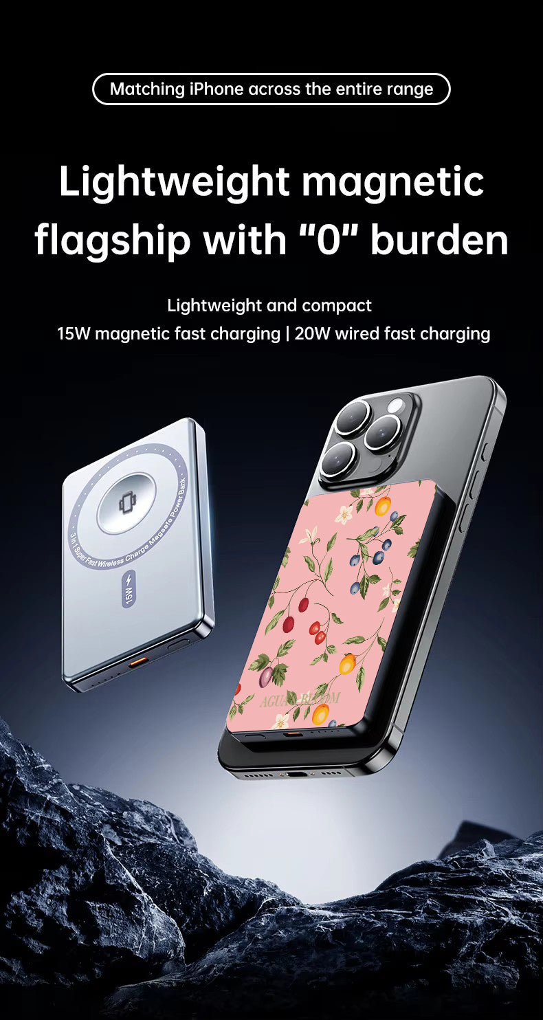 Blush Orchard Magnetic Power Bank