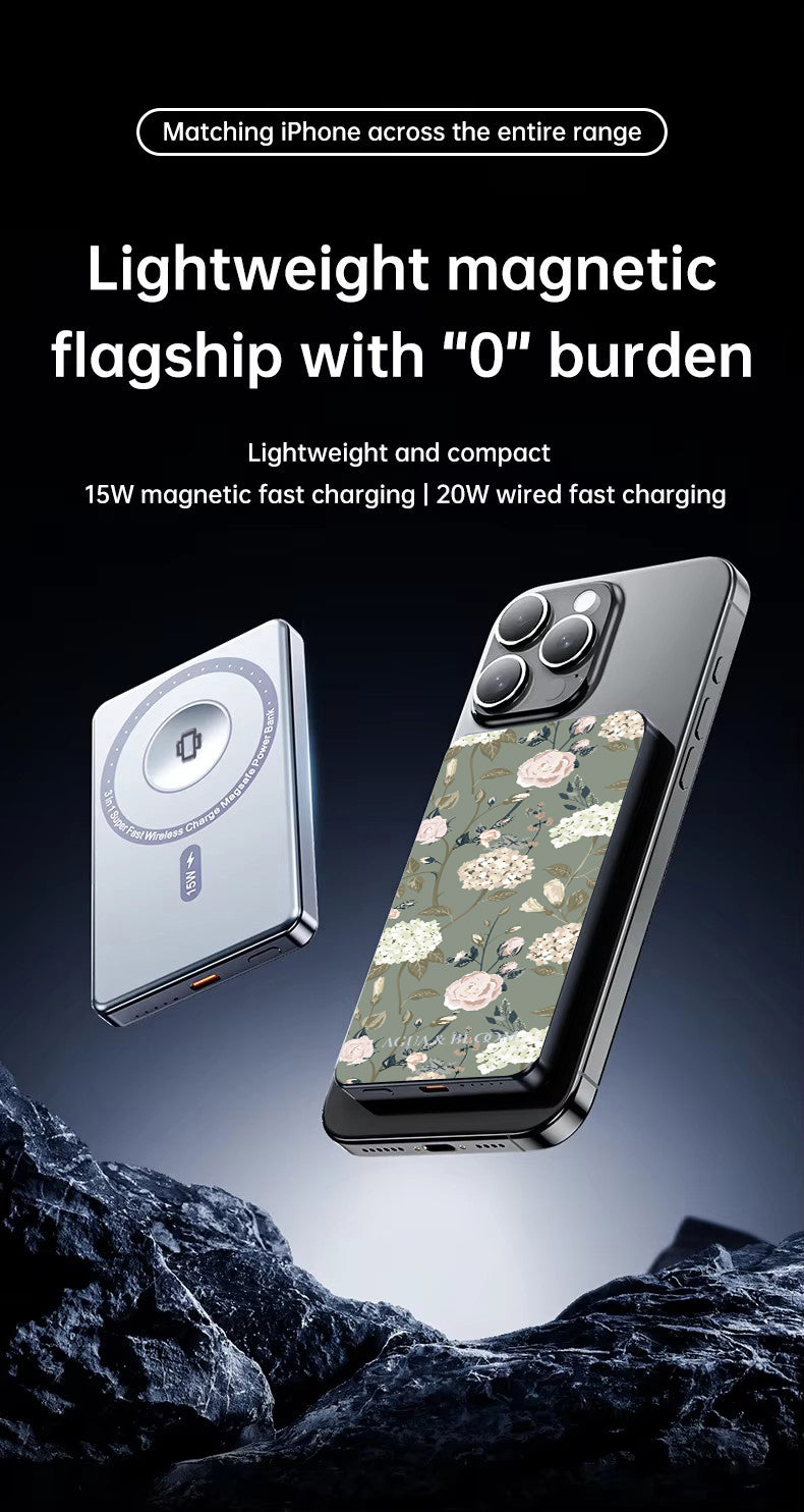 Windsor Bloom Magnetic Power Bank