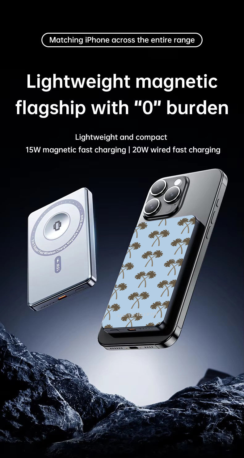 Palm Riviera Magnetic Power Bank