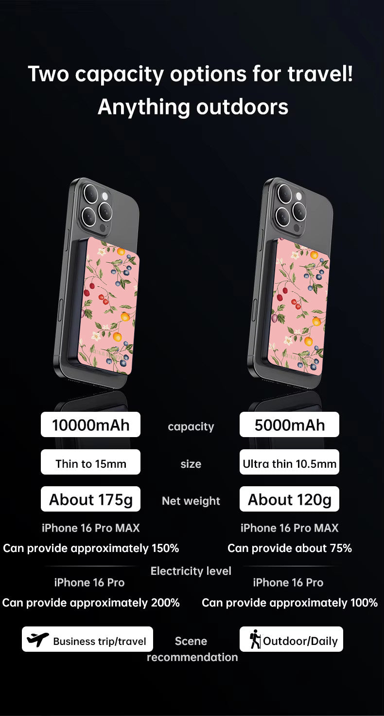 Blush Orchard Magnetic Power Bank