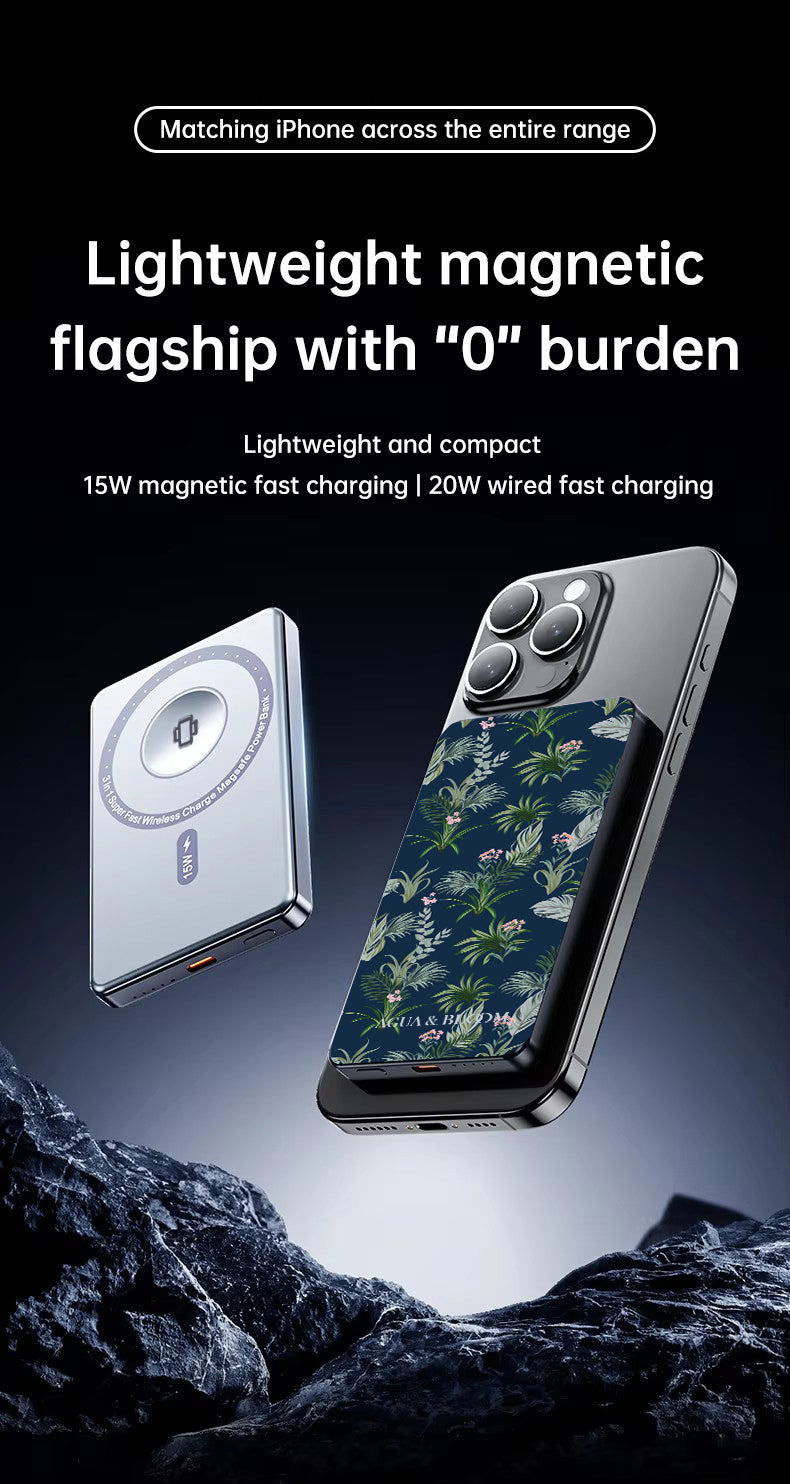 Midnight Green Magnetic Power Bank