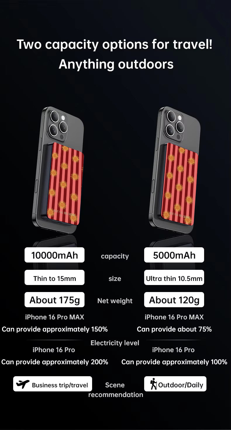 Sun-Kissed Magnetic Power Bank