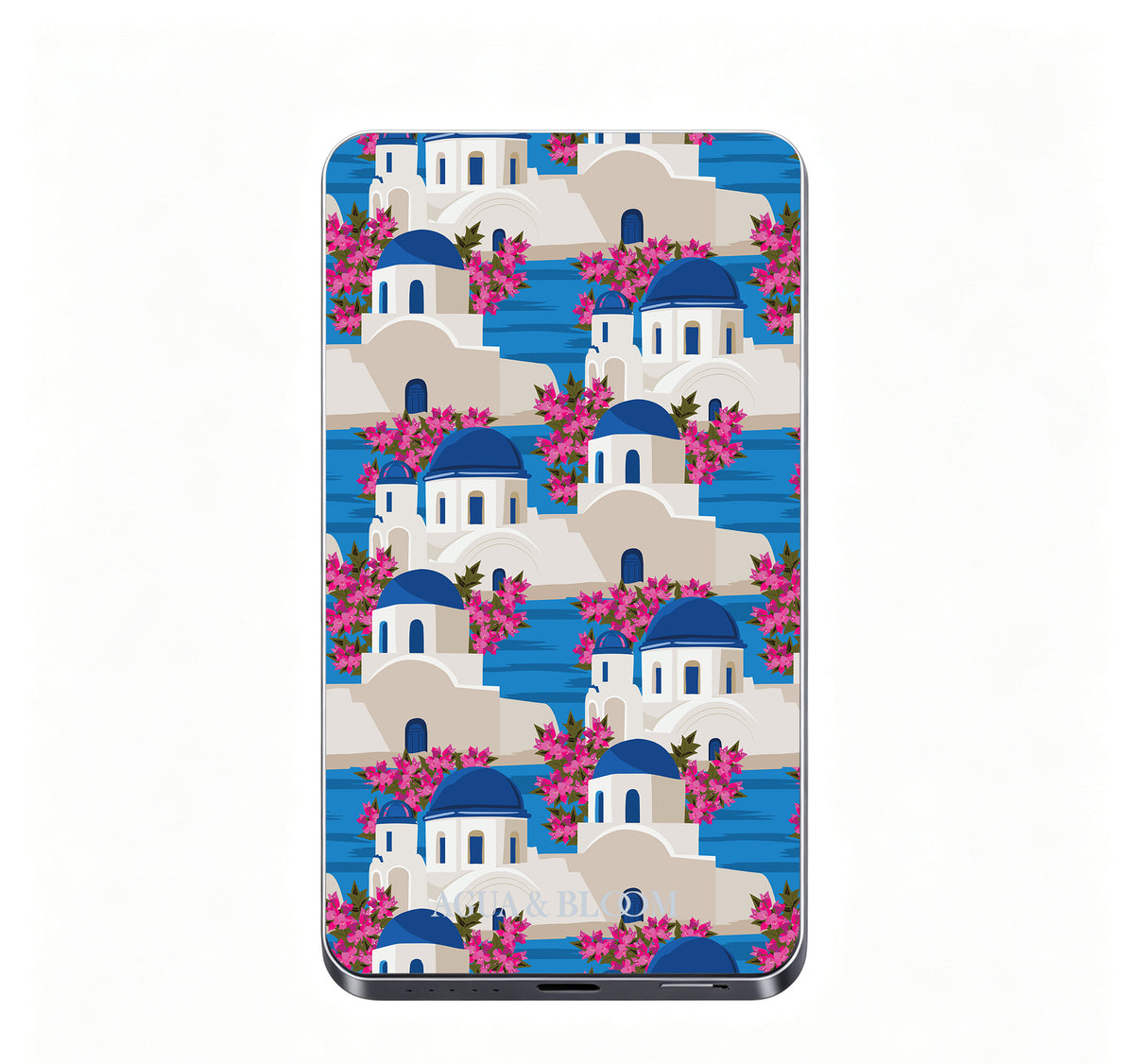 Santorini Blush Magnetic Power Bank