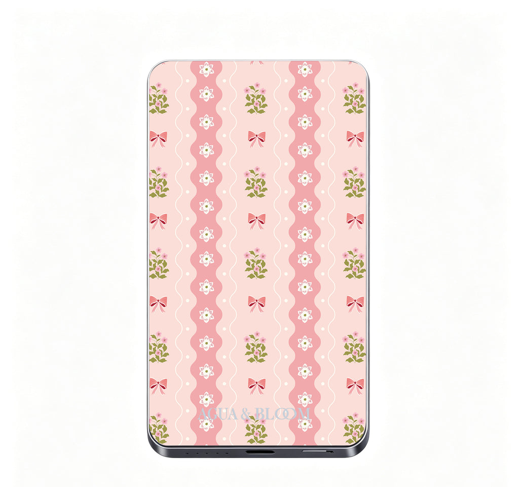 Provence Rosebud Magnetic Power Bank