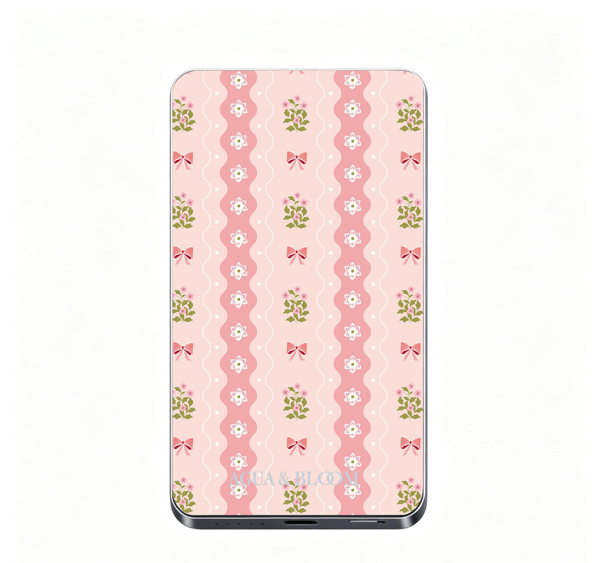 Provence Rosebud Magnetic Power Bank