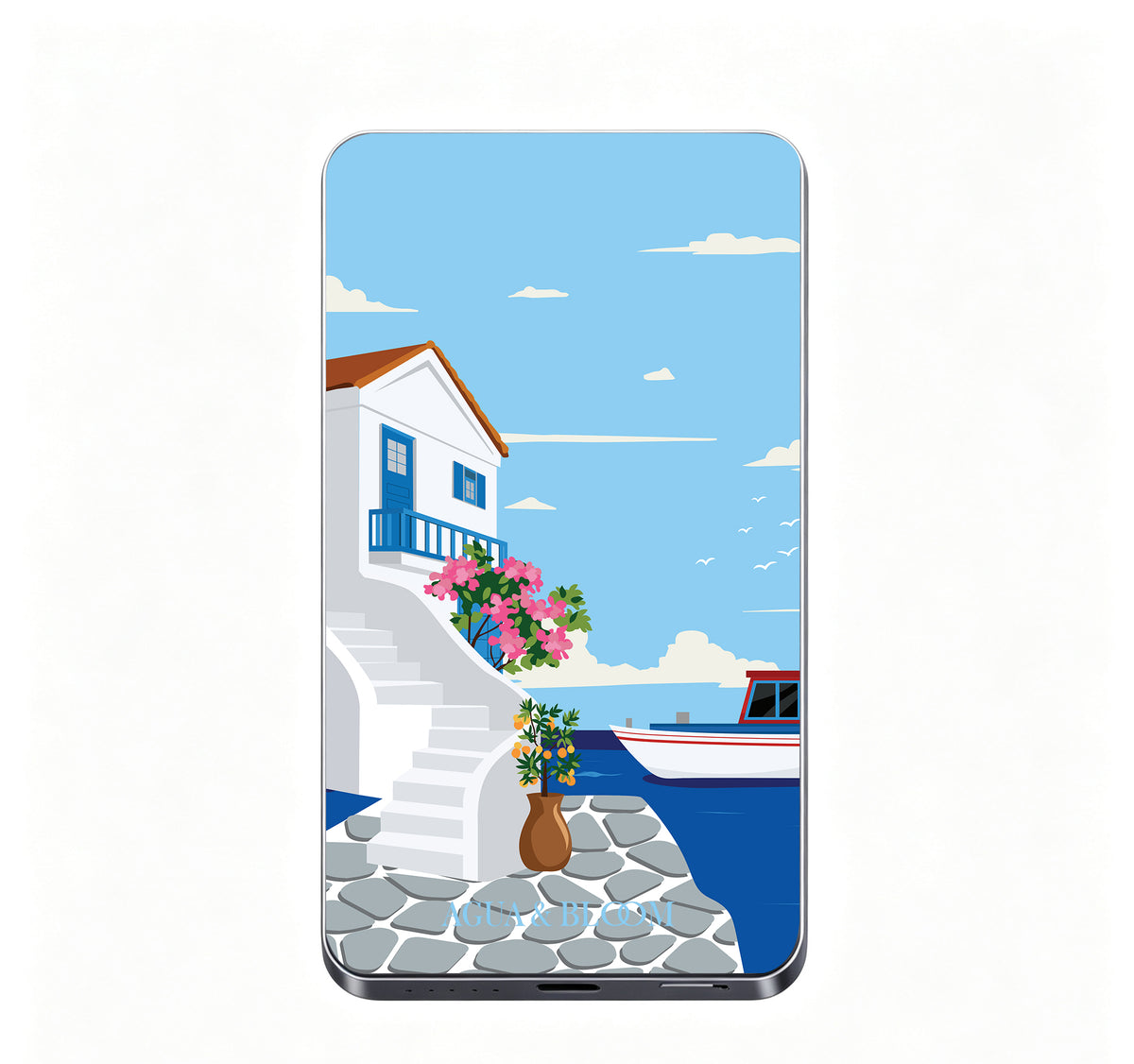 Mediterranean Breeze Magnetic Power Bank