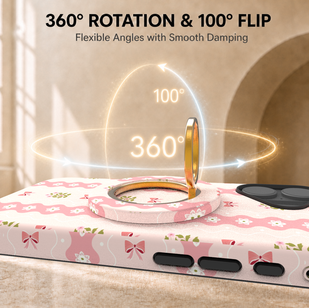 Provence Rosebud Magnetic Ring Holder