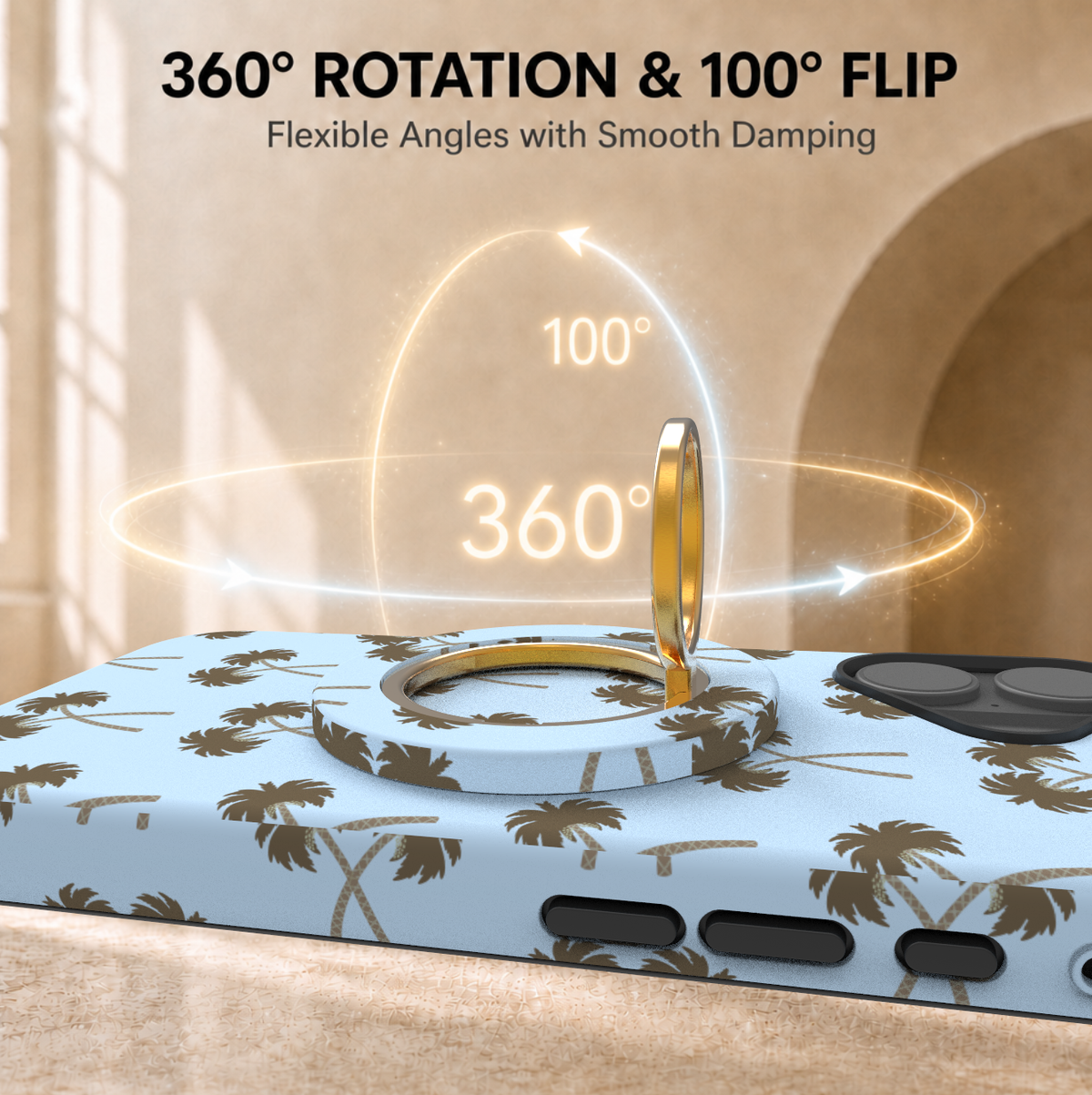 Palm Riviera Magnetic Ring Holder