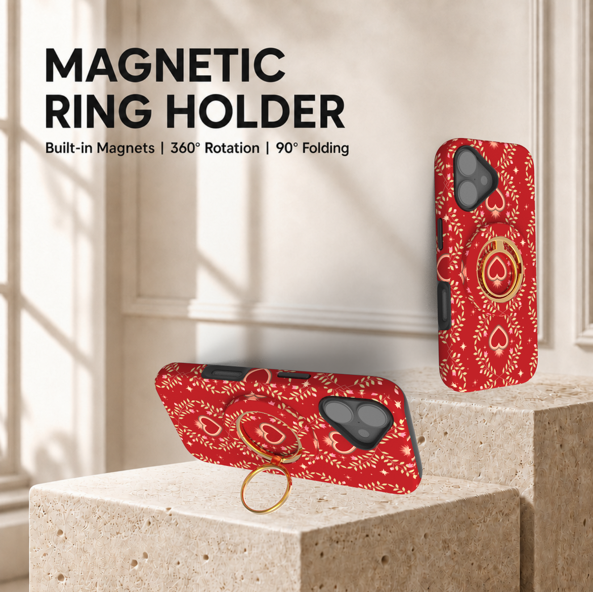 Brunch & Blooms Magnetic Ring Holder