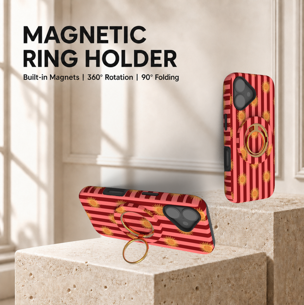 Sun-Kissed Magnetic Ring Holder