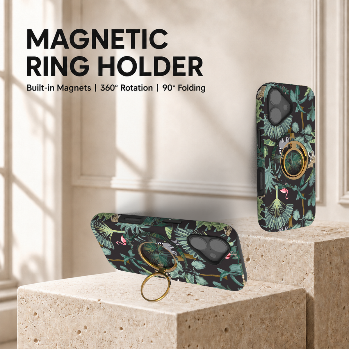 Editorial Jungle Magnetic Ring Holder