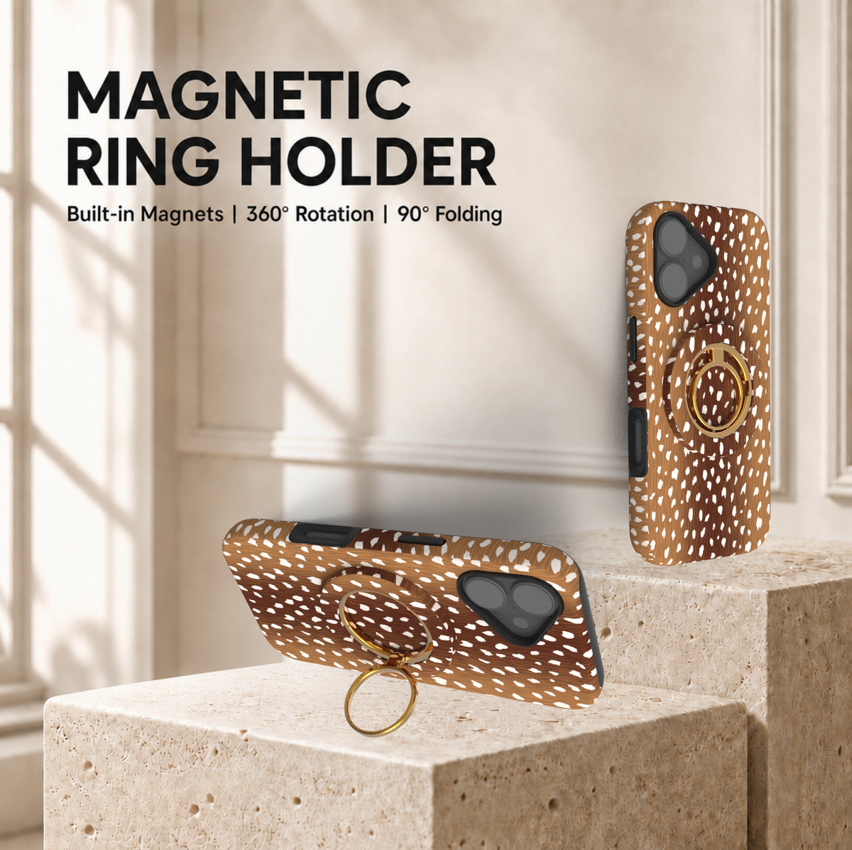 Baby Bambi Magnetic Ring Holder