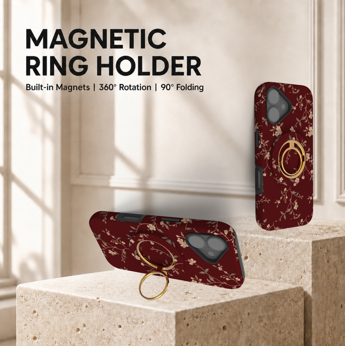 Sakura Pop Magnetic Ring Holder