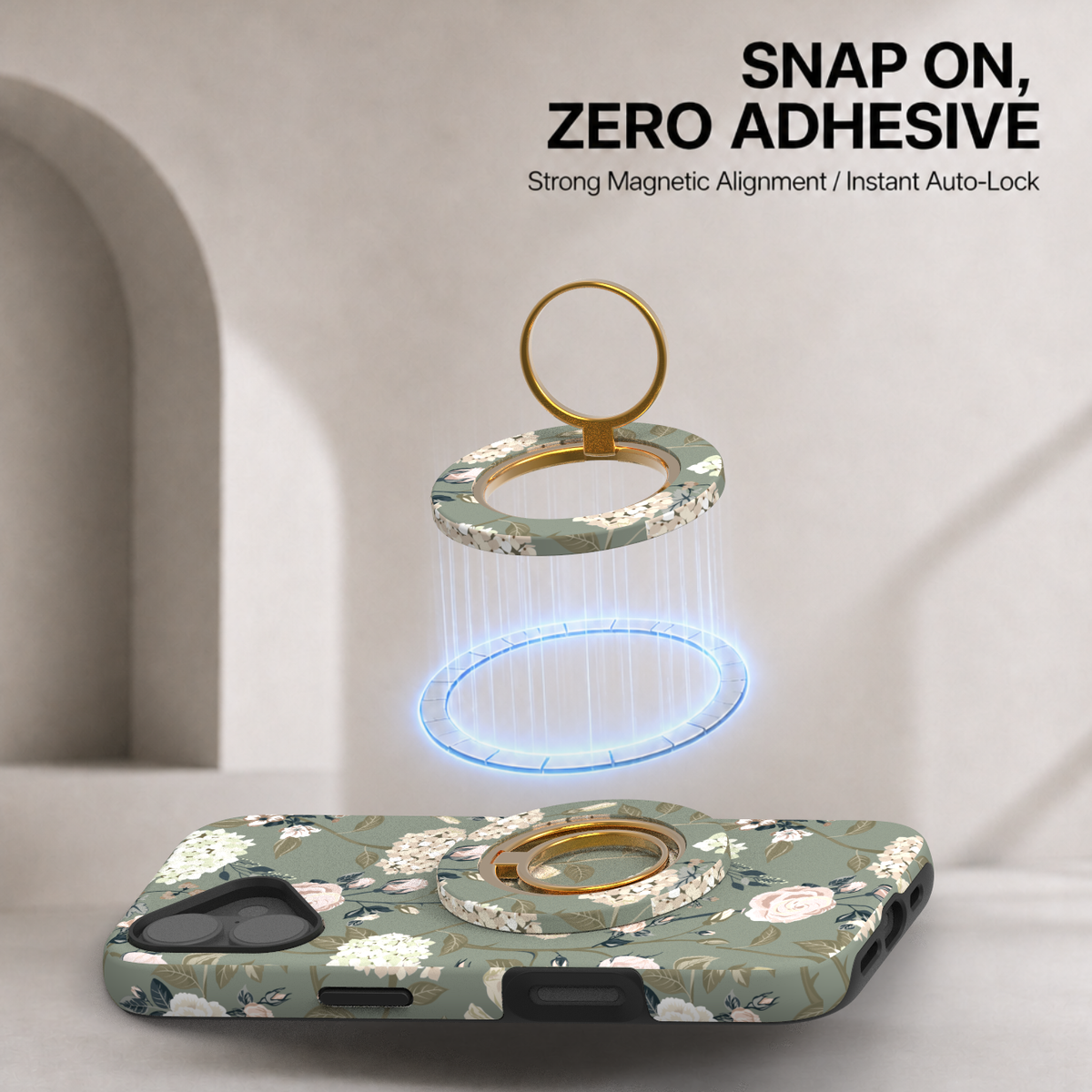 Windsor Bloom Magnetic Ring Holder