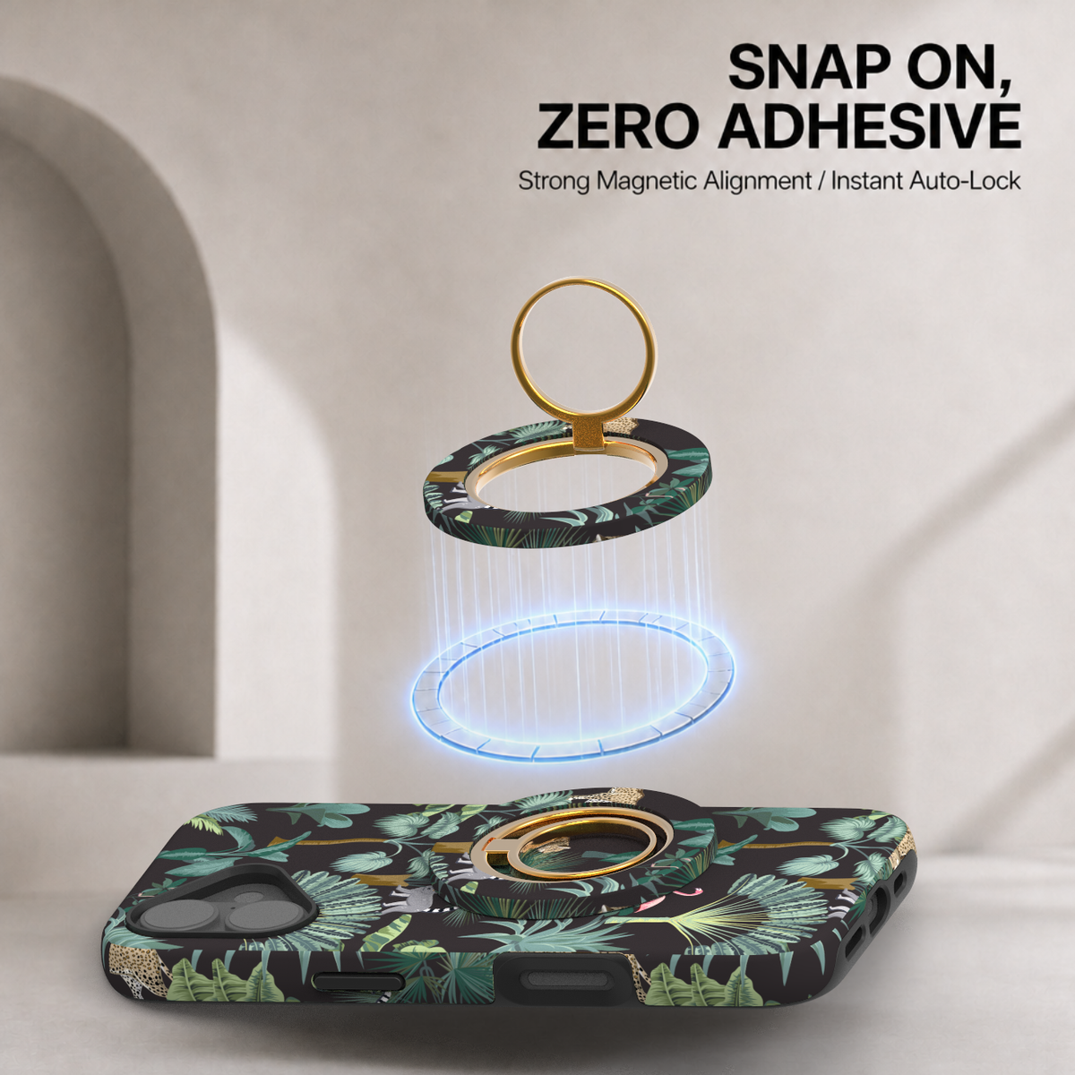 Editorial Jungle Magnetic Ring Holder