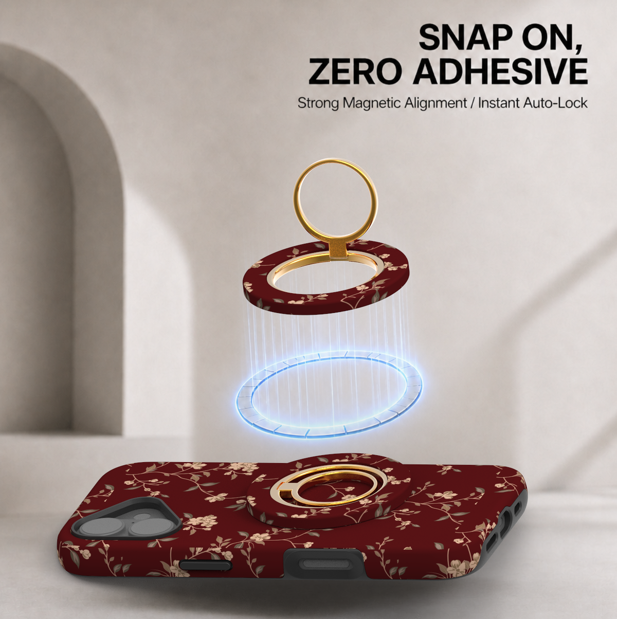 Sakura Pop Magnetic Ring Holder
