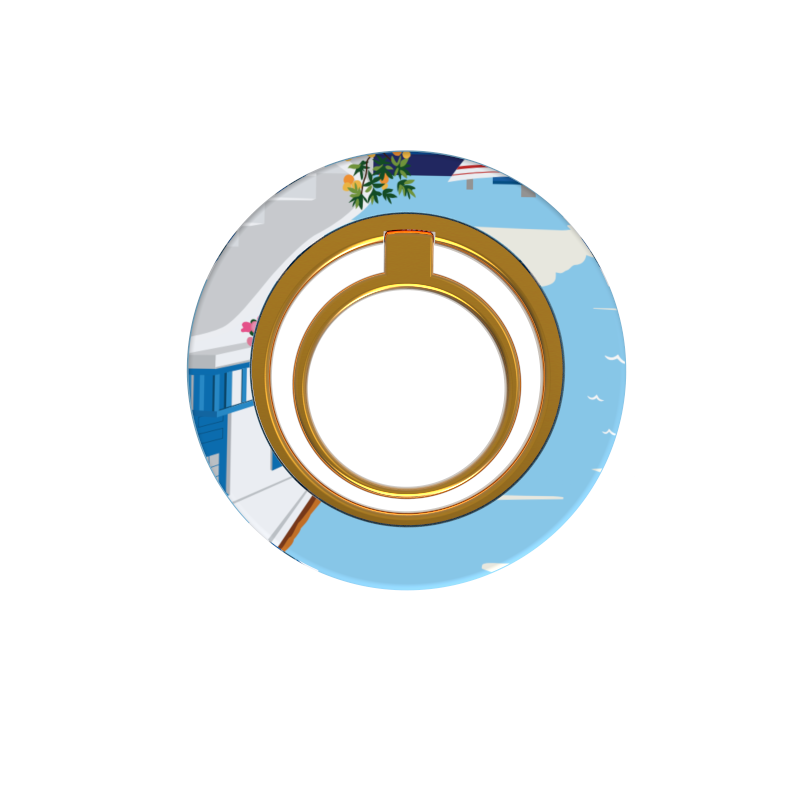 Mediterranean Breeze Magnetic Ring Holder