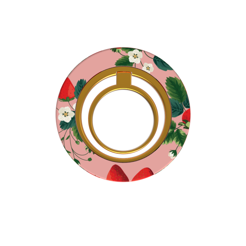 Strawberries & Champagne Magnetic Ring Holder