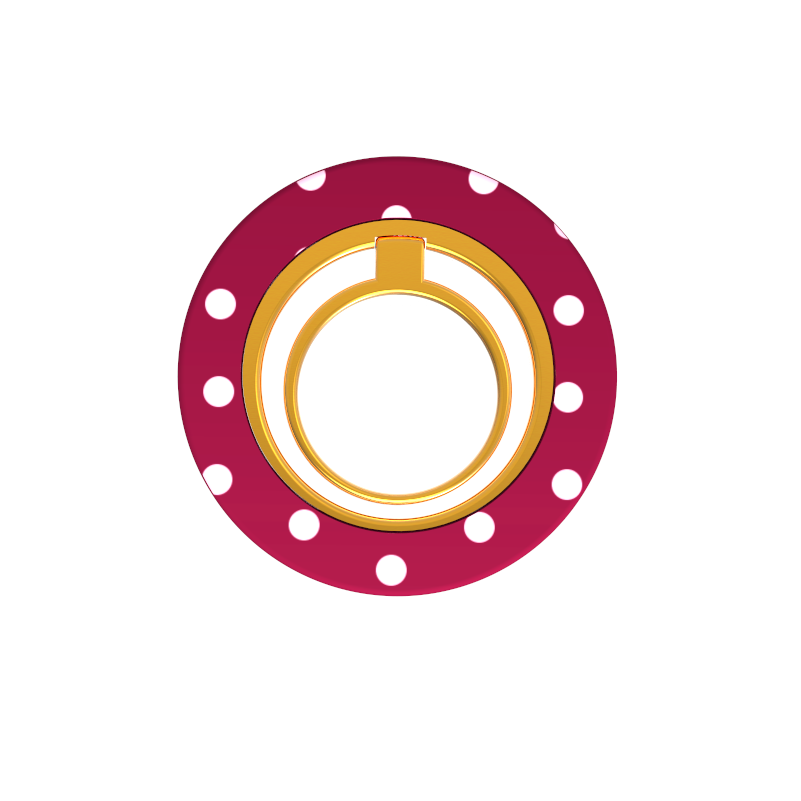 Pink Pop Burgandy Magnetic Ring Holder