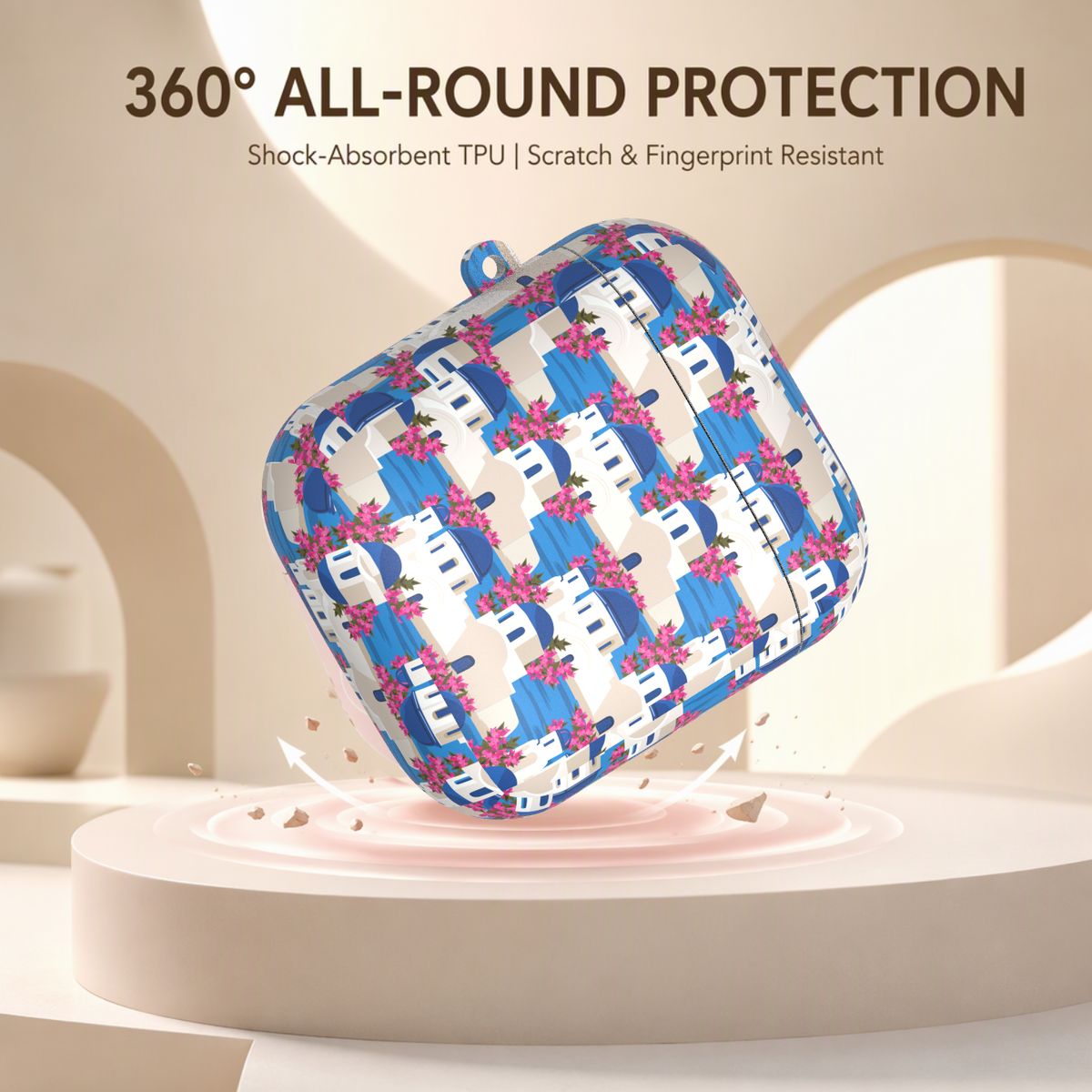 Santorini Blush AirPods Case