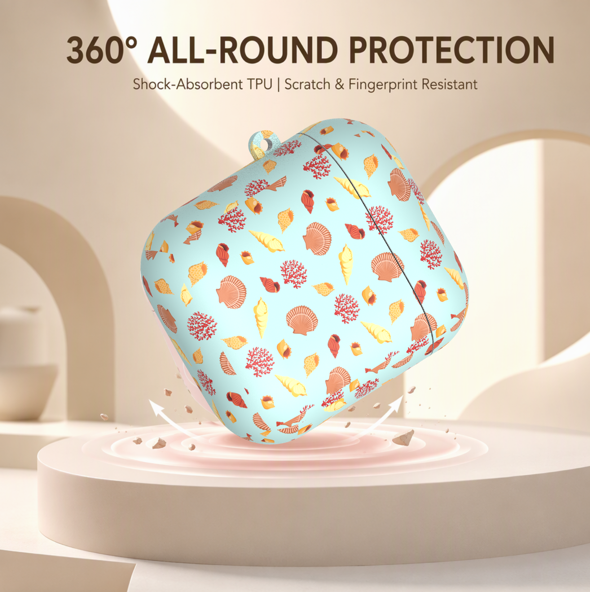Coral Shore AirPods Case