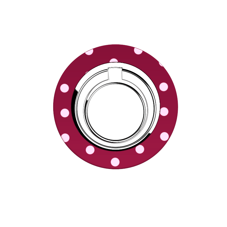 Pink Pop Burgandy Magnetic Ring Holder